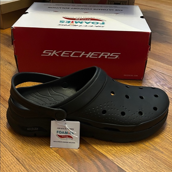 Skechers Black Men\'s Sandals